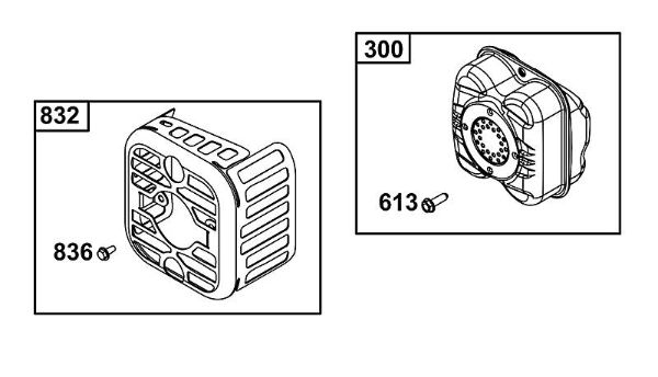 B&S - serijska številka  od 08  08P502-0130-H1 I - SKLOP IZPUÅ NIH PLINOV della Marca Stihl